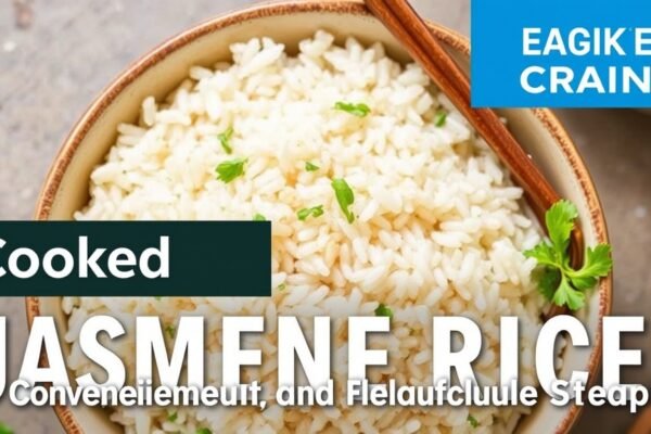 Cooked Jasmine Rice by Earthly Grains Calories