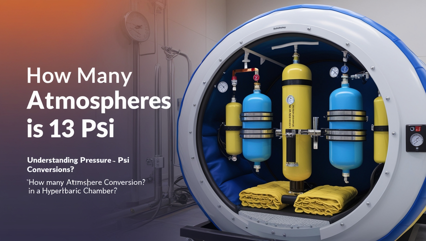 How Many Atmospheres Is 13 PSI in Hyperbaric Chamber