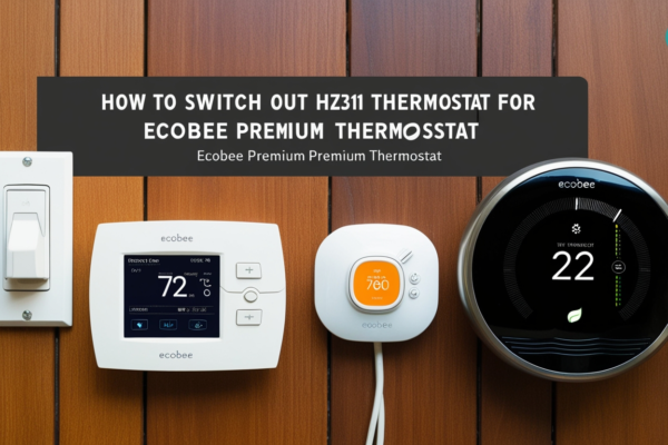 How to Switch Out HZ311 Thermostat for Ecobee Premium Thermostat