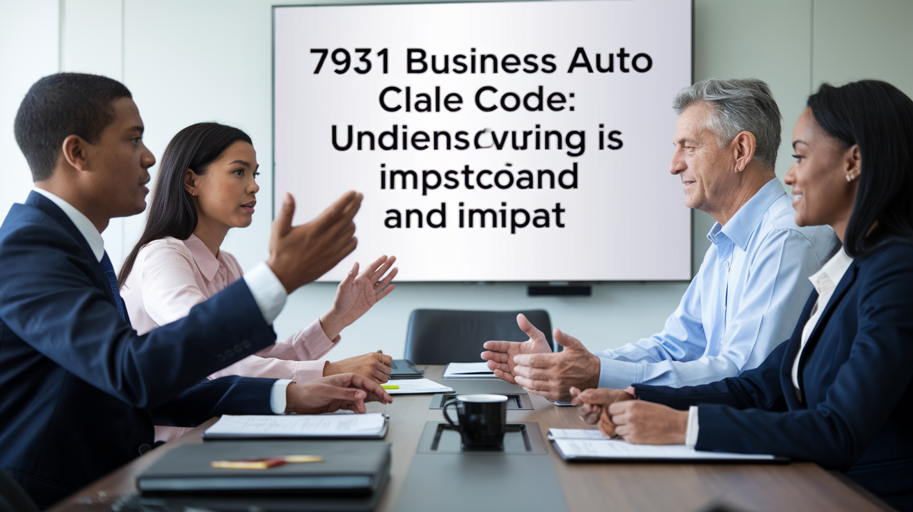 7931 Business Auto Class Code