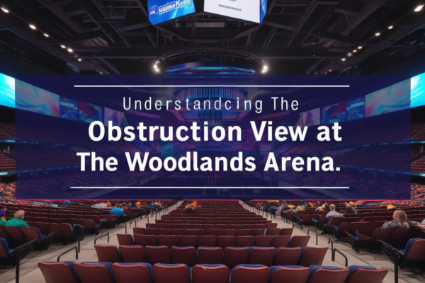 the Obstruction View at The Woodlands Arena