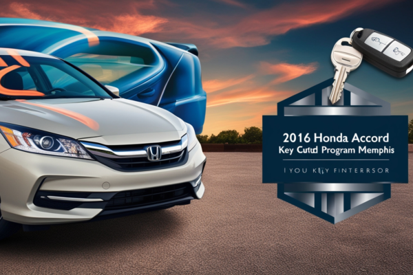 2016 Honda Accord Key Cut and Program Memphis